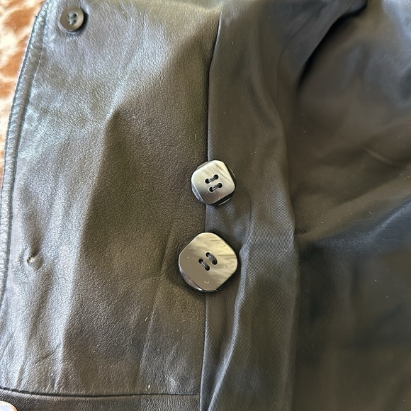 VINTAGE SEAL LEATHER JACKET - Picture 6 of 6